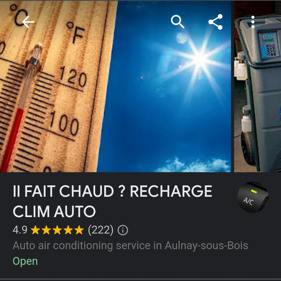 Il FAIT CHAUD ? RECHARGE CLIM AUTO