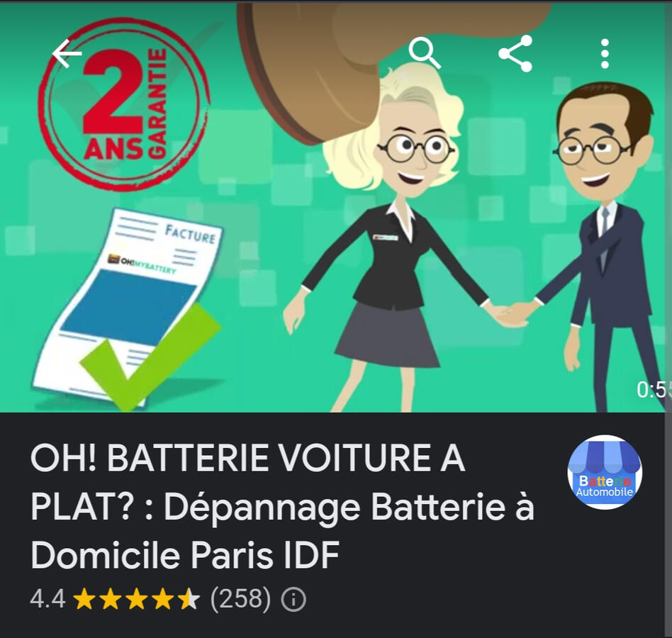 OH! BATTERIE VOITURE A PLAT? : Dépannage Batterie à Domicile Paris IDF
